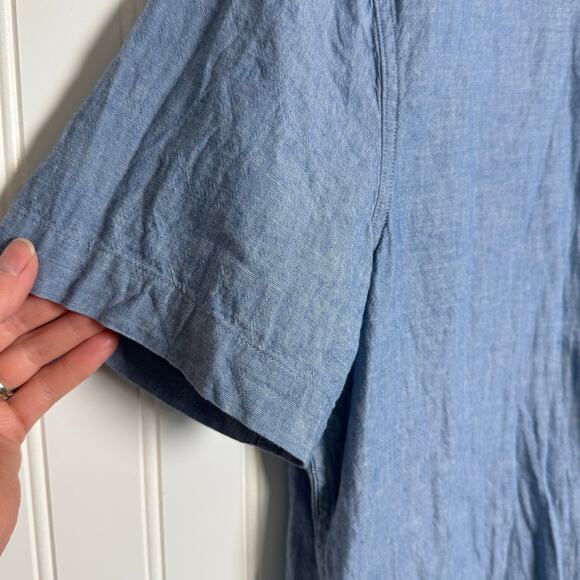 Levi's Short Sleeve Classic One Pocket Standard Fit Denim Shirt Men’s Size Small - Picture 3 of 9